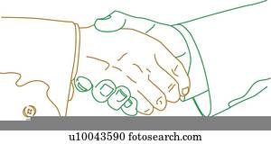 Shaking hands detail Shaking hands detail