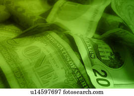 assortment of money bills