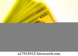 layered twenty dollar bills