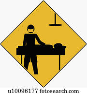 Silhouette of a doctor examining a patient