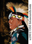 Side view of an Indian