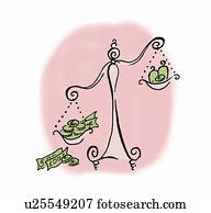 The balance of money