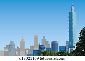 China, Taiwan, Taipei, Taipei 101, Capital Cities