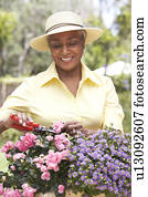 Senior Woman Gardening