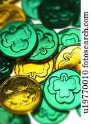 dia patricks st, moedas