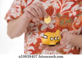 poupar, para, um, férias