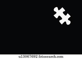 Single Puzzle Piece