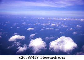 Clouds in the clear sky