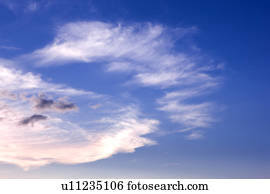 Clouds in the clear sky