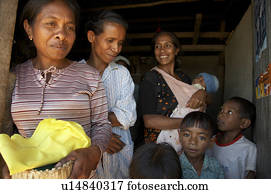 família, pessoas, crianças, timor, leste, fatumerita