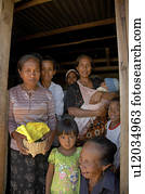 família, pessoas, rosto, crianças, timor, leste, aileu