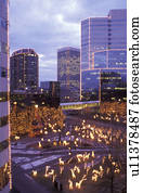 Richmond, VA, Virginia, Christmas decorations at the James Center in