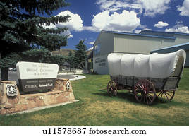 oregon center wagon covered trail idaho montpelier national california fotosearch interpretive visitor end