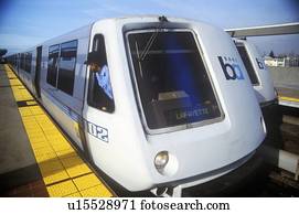 The San Francisco Bay Area Rapid Transit train