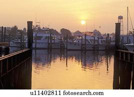 amanhecer, em, seaport, em, connecticut