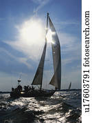 velejando, em, annapolis, maryland