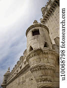torre belém, em, lisboa, portugal.