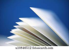 Blank Notebook, Close Up, Differential Focus