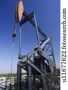 Oil well in the Central Valley