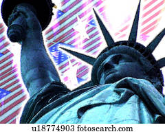 close up statue of liberty with flag background close up statue of liberty with flag background