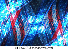 layered flag cloth