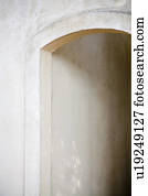Arched Exterior Stucco Doorway