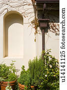 Cutout in House Exterior