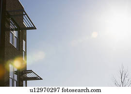 Exterior Shot of Contemporary Condominiums/Homes