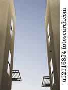 Exterior Shot of Contemporary Condominiums/Homes