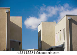 Exterior Shot of Contemporary Condominiums/Homes