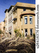 Exterior shot of contemporary store Front