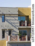 Exterior shot of Contemporary Condominiums/Homes