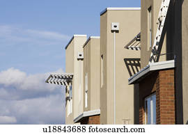 Exterior Shot of Contemporary Condominiums/Homes
