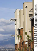 Exterior Shot of Contemporary Condominiums/Homes