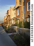 Exterior Shot of Contemporary Condominiums/Homes