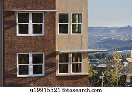 Exterior shot of Contemporary Condominiums/Homes