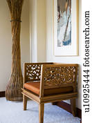 Ornate Carved Armchair