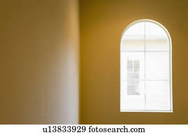 Arched Window in Hallway