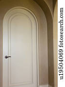 Closed Arched Door