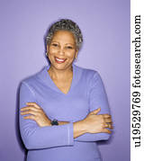 Adult female smiling looking at viewer