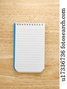 Open spiral bound notepad Open spiral bound notepad