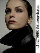 肖像, 在中, a, 妇女