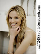 portré, közül, woman.