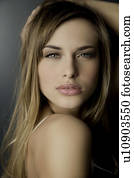 肖像, 在中, a, 妇女