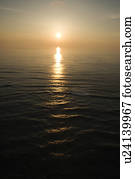 Sunset over Atlantic Ocean