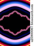 Colorful layered abstract