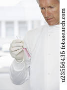 Man in Laboratory