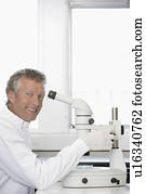 Man in Laboratory