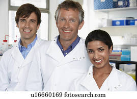 Smiling Lab Workers