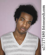 Young Man Wearing Tank Top